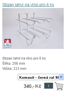 Stojan lahví na víno